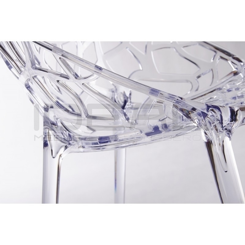 Krzesło transparentne KORAL