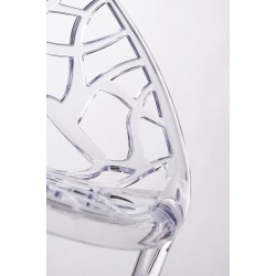 Krzesło transparentne KORAL