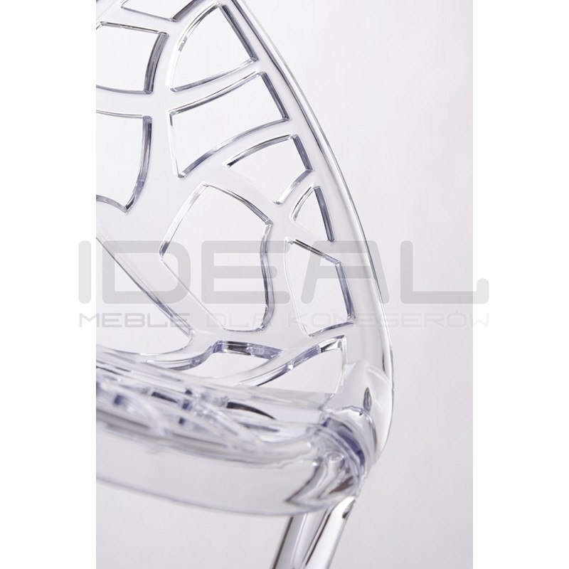 Krzesło transparentne KORAL