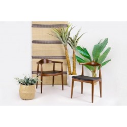 Krzesło boho Kenedy drewniane jesion