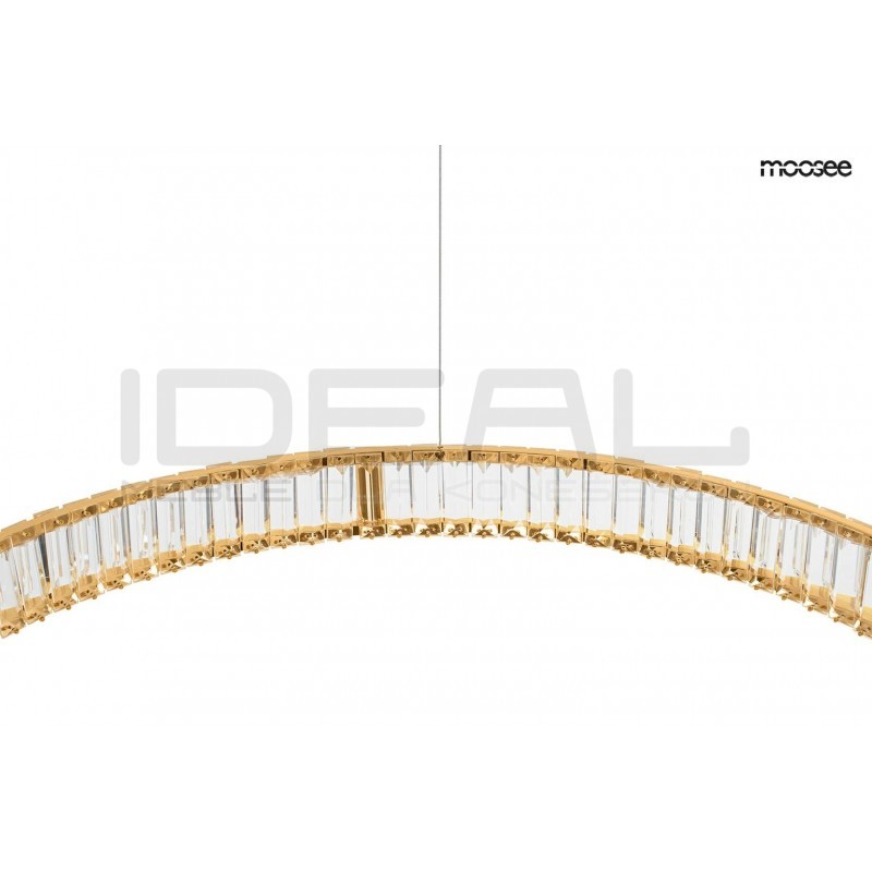 Lampa wisząca glamour potrójna LIBERTY złota