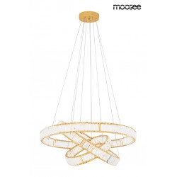 Lampa wisząca glamour potrójna LIBERTY złota