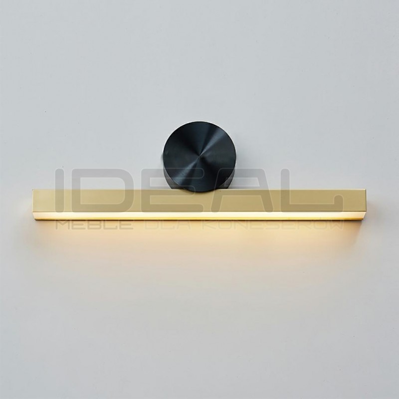 Kinkiet glamour WAND 45 złoty