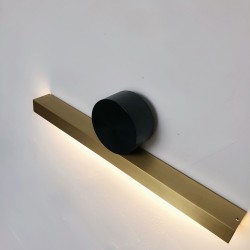 Kinkiet glamour WAND 45 złoty