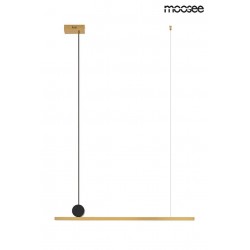 Lampa wisząca pozioma glamour WAND 88 złota