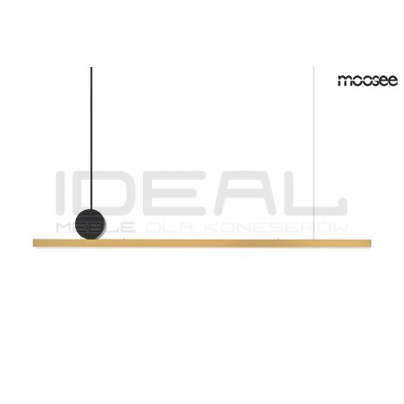 Lampa wisząca pozioma glamour WAND 88 złota