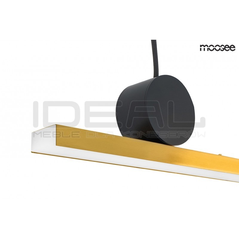 Lampa wisząca pozioma glamour WAND 88 złota