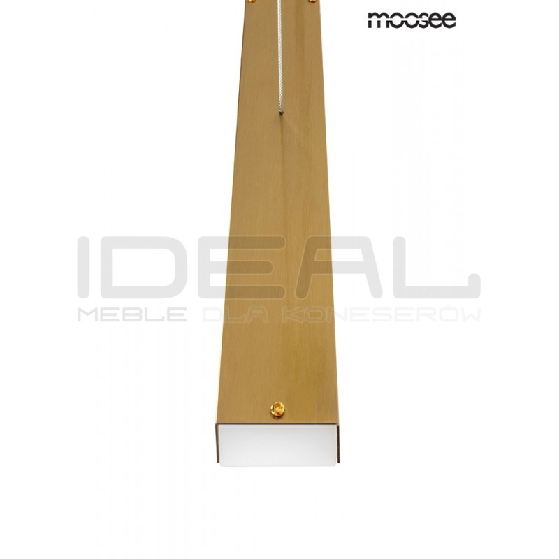 Lampa wisząca pozioma glamour WAND 88 złota