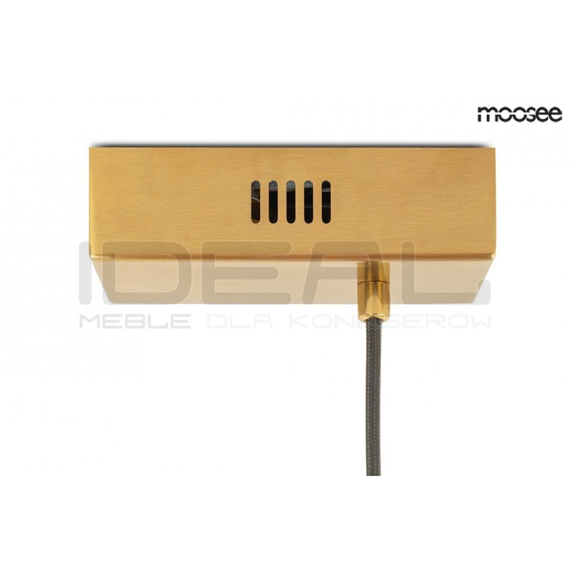 Lampa wisząca pozioma glamour WAND 88 złota