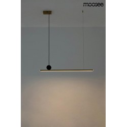 Lampa wisząca pozioma glamour WAND 88 złota