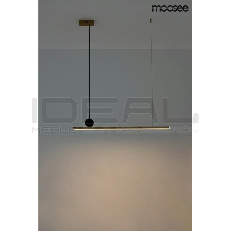 Lampa wisząca pozioma glamour WAND 88 złota