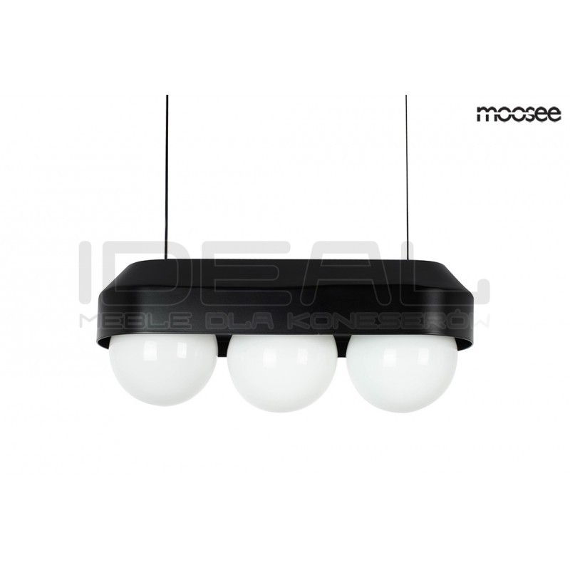 Lampa wisząca DROPS 3 czarna