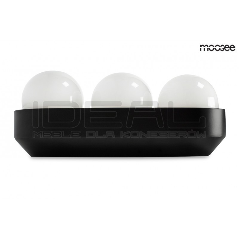 Kinkiet DROPS 3 czarny