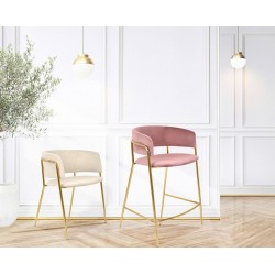 Hoker glamour DELTA 65 złote nogi