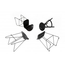 Hoker obrotowy MIRA czarny