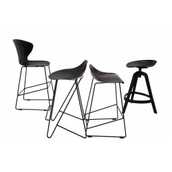 Hoker obrotowy MIRA czarny