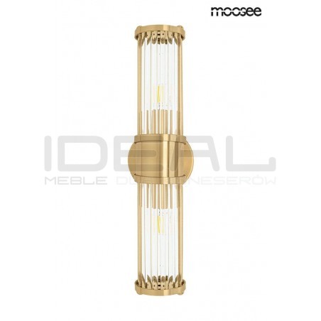 Kinkiet glamour PILAR TWIN złoty