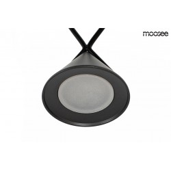 Lampa wisząca czarna ATLAS 3 punktowa