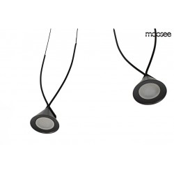 Lampa wisząca czarna ATLAS 3 punktowa