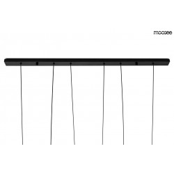 Lampa wisząca czarna ATLAS 3 punktowa