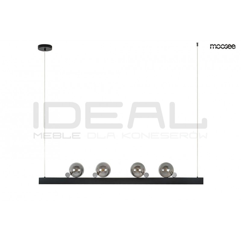 Lampa wisząca pozioma LINEAL 130 czarna