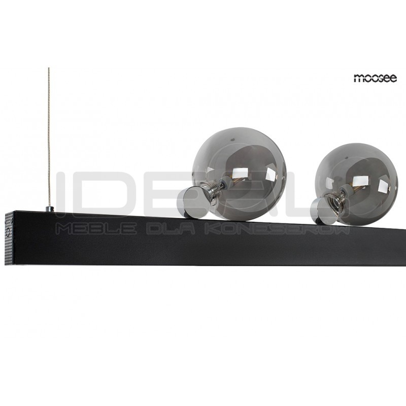 Lampa wisząca pozioma LINEAL 130 czarna