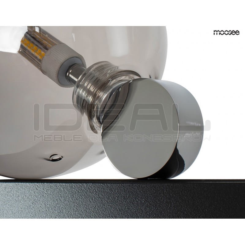 Lampa wisząca pozioma LINEAL 130 czarna