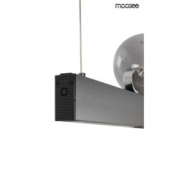 Lampa wisząca pozioma LINEAL 130 czarna