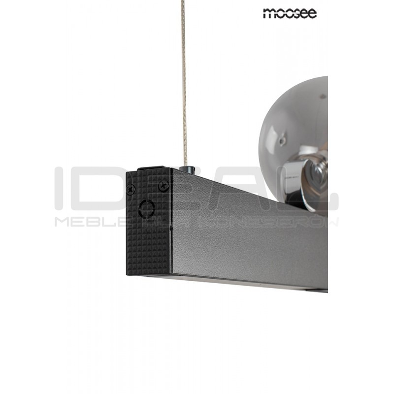 Lampa wisząca pozioma LINEAL 130 czarna