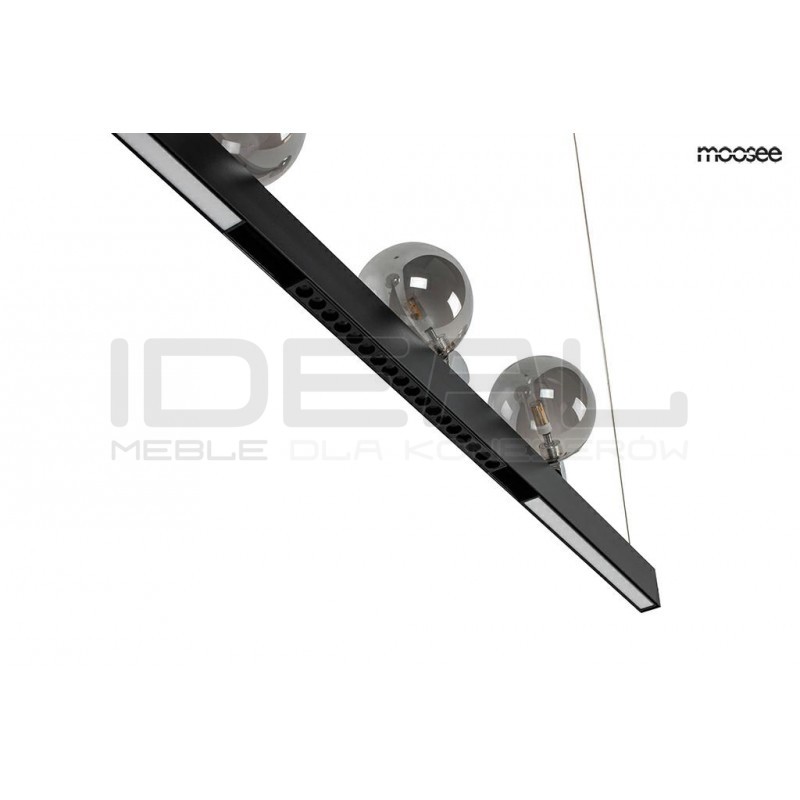 Lampa wisząca pozioma LINEAL 130 czarna