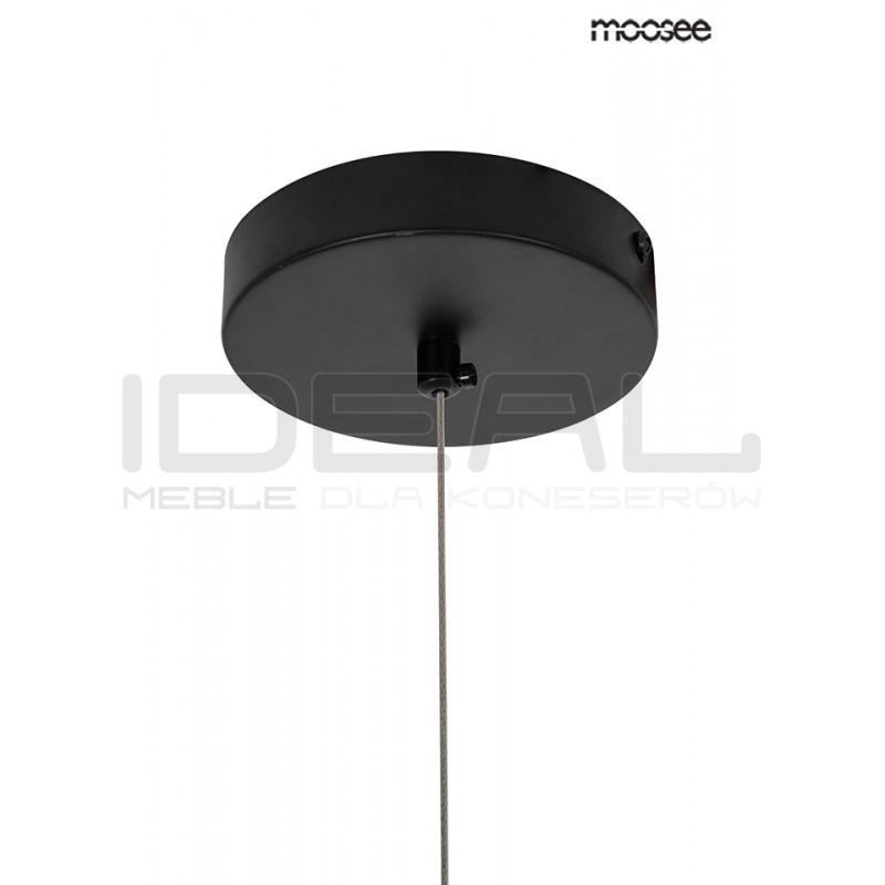 Lampa wisząca pozioma LINEAL 130 czarna