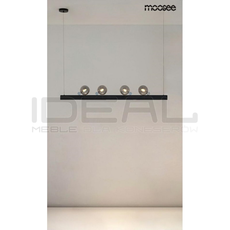 Lampa wisząca pozioma LINEAL 130 czarna