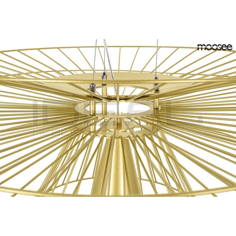 Lampa Wisząca geometryczna SESTO 250 złota