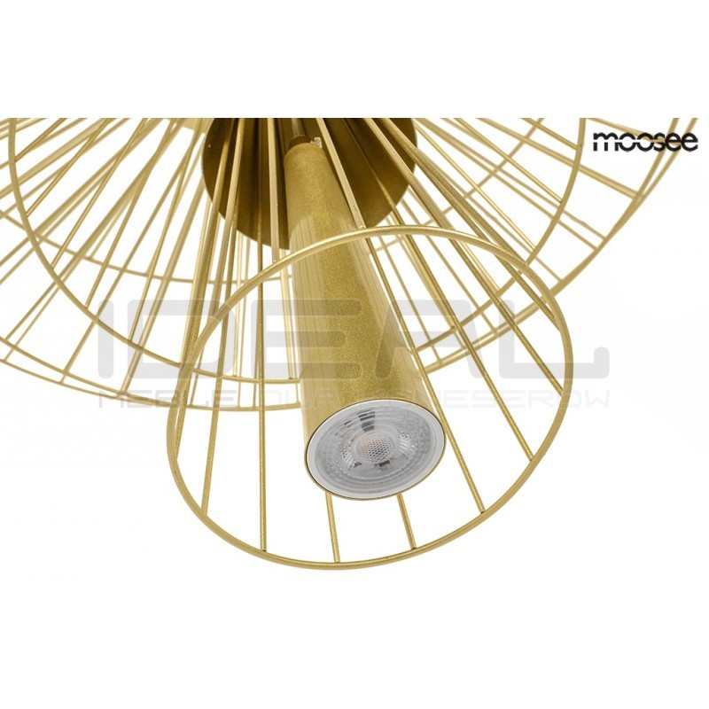 Lampa Wisząca geometryczna SESTO 250 złota