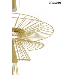 Lampa Wisząca geometryczna SESTO 250 złota