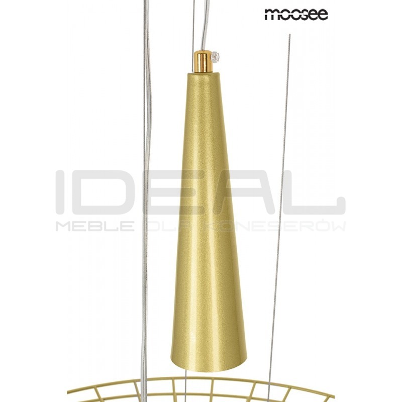 Lampa Wisząca geometryczna SESTO 250 złota