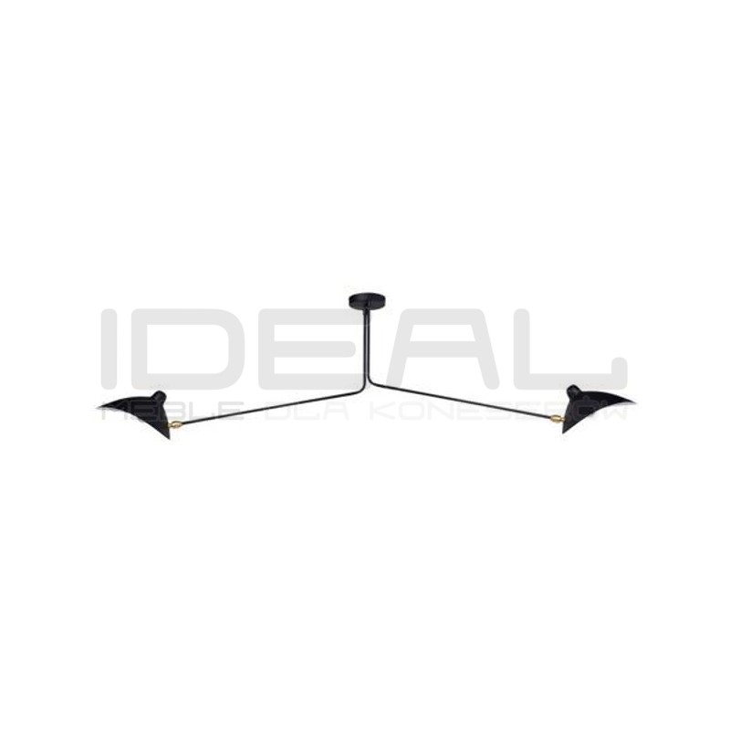 Lampa Raven CRANE-2P DWURAMIENNA 182 CZARNA