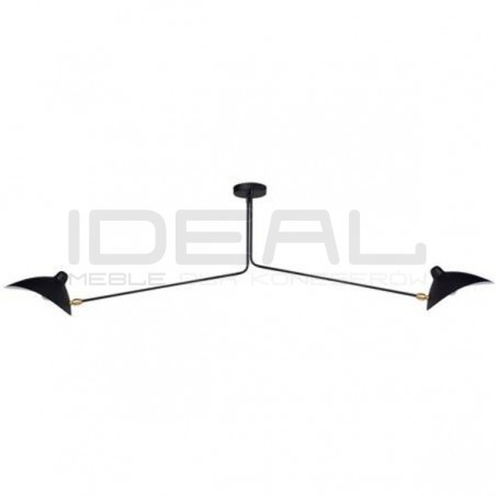 Lampa Raven CRANE-2P DWURAMIENNA 182 CZARNA