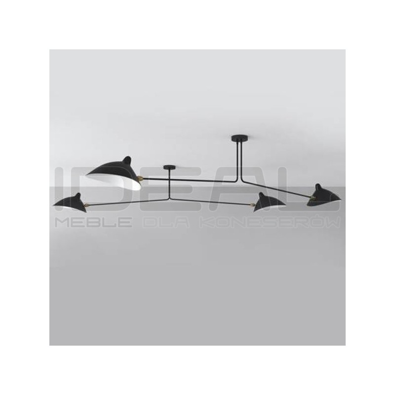 Lampa Raven CRANE-2P DWURAMIENNA 182 CZARNA