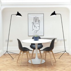 Lampa podłogowa Raven CRANE-1F CZARNA