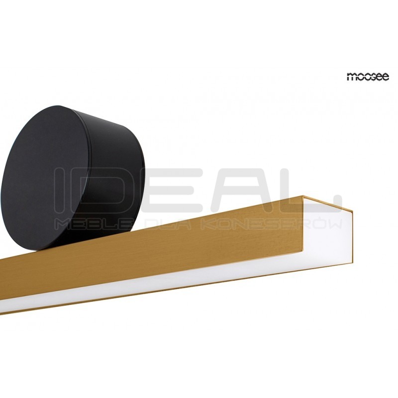 Kinkiet glamour WAND 45 złoty