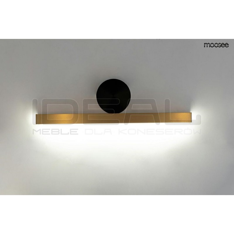 Kinkiet glamour WAND 45 złoty