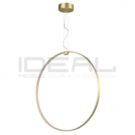 Lampa wisząca geometryczna led ACIRCULO 74 złota