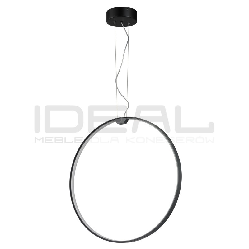 Lampa wisząca geometryczna led ACIRCULO 50 czarna