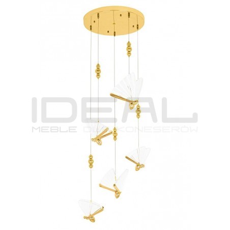 Lampa wisząca glamour BUTTERFLY Motyl DISC 5