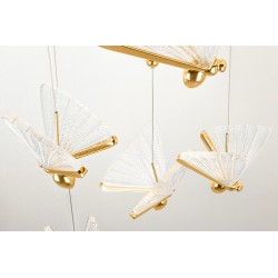 Lampa wisząca glamour BUTTERFLY Motyl DISC 5
