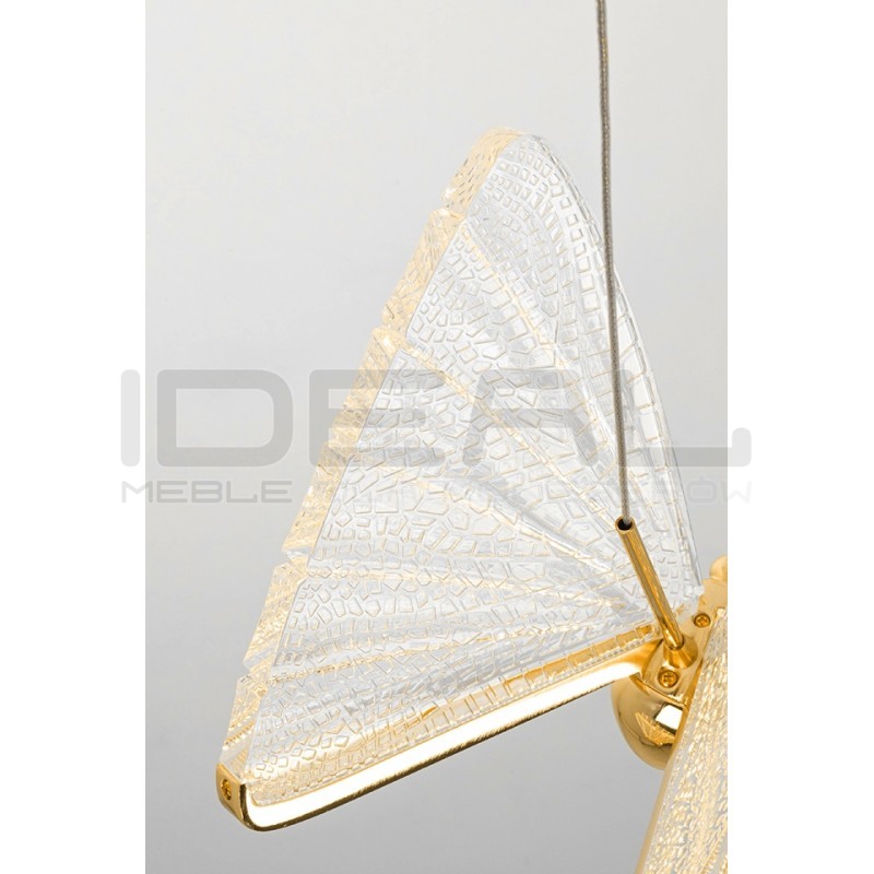 Lampa wisząca glamour BUTTERFLY Motyl DISC 5