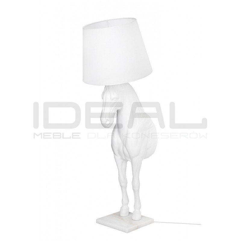 Lampa podłogowa KOŃ HORSE STAND biała S
