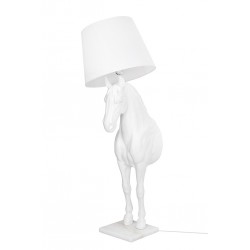 Lampa podłogowa KOŃ HORSE STAND biała S