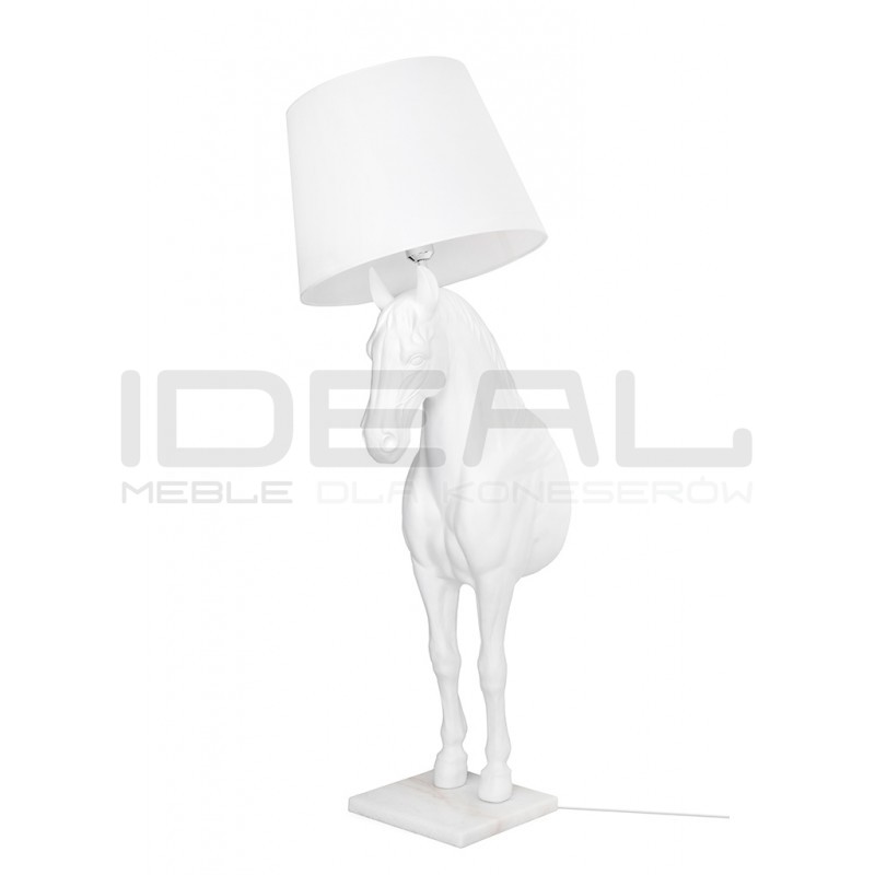 Lampa podłogowa KOŃ HORSE STAND biała S